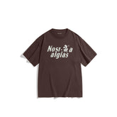 Men's Street Letter Embroidery Cotton T-shirt